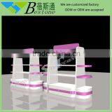 Retail Store Used Purple Cosmetic Display Shelf With Drawer thumbnail-1