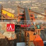 Quarry and mine environmental belt conveyor system for sand and coal