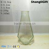 Modern Style Glass Vase 340ml Angular Glassware Cheap thumbnail-1