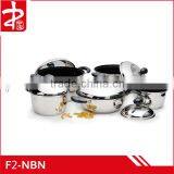 2014 New Product Red Handle 12pcs Kitchen Set Stainless Steel Cookware thumbnail-1