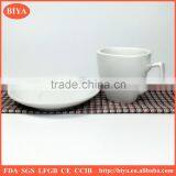 Turkish Coffee Cups Porcelain Square Coffee Cup and Saucer, Ceramic Tea Espresso Cup Set for Hotel and Restaurant and Home thumbnail-3