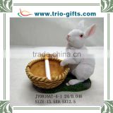 Wholesale cheap resin rabbit statue decorative ashtray