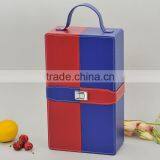 Leather Wine Packaging Box Leather Storage Box Leather Wine Box