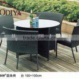 Outdoor Garden Furniture Poly Wicker Rattan Sofa thumbnail-4