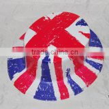British flag style pvc flat top hat for national day party