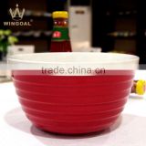 high grade solid color food safe porcelain bowl