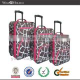 2016 New Print Travel Luggage Trolley set
