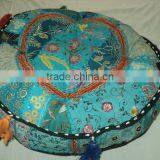 Cotton Patchwork Cushion Covers Puffs Ottoman-19