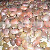 China red pebble stone in bulk