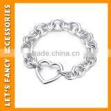NEW Jewelry Fashion Infinity Leather Charm Bracelet Silver Lots Beads Style PGBR-0018 thumbnail-3