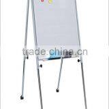 100 * 70 cm Magnetic White Board Surface Adjustable Height Flip Stand Dry Erase Notice Board thumbnail-2