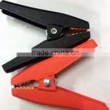Red and Black 90mm 100A Plastic Coated Alligator Clips