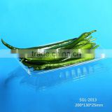 disposable clear plastic trays for vegetable