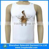 Fitness Singlet Custom Wholesale Men Tank Top thumbnail-1