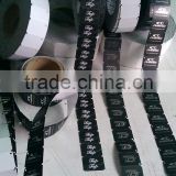 custom making good quality gold hot stamping label in rolls