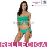 2016 Push-up Bandeau Top Bikini Swimsuit thumbnail-1