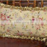 Fine wool aubusson pillow cuhion cover