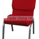 Upholstered Stackable Steel Fabric Conference Church Chair on Sale thumbnail-2