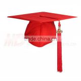Wholesale Adult cap graduation Matte Red