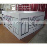 8ft Ceiling Banner Display Trade Show Square Hanging Sign (Single Sided Graphic) thumbnail-6