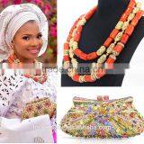 Coral Beads Jewelry Designs African Beads Jewelry Set Bridal Jewelry Set thumbnail-1