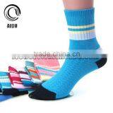 Blue No Show Custom Heated Socks