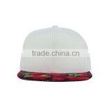 Custom Design Blank Snapback Hat With Printed Brim thumbnail-2