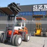 China Forklift 5.5 Ton SZM C5500 Terrain Forklift With Hydraulic Transmission thumbnail-2