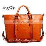 Woman Shopping Bag Wax-oil Leather Handbag Crossbody Bag thumbnail-4