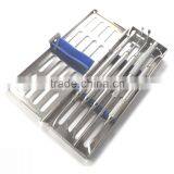 Basic Implant Sinus Lift Instruments Kit With Free Cassette Periosteal Elevators