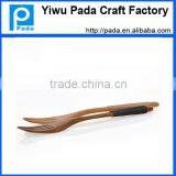 7.1 Inch Wooden Forks - Disposable Wood Cutlery Silverware thumbnail-3