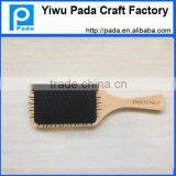 Wooden Hair Brush With Plastic Comb thumbnail-2