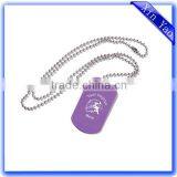 Anodized Aluminum With Custom Color Printed Dog Tags