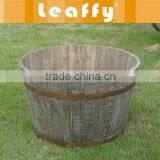LEAFFY-Antique Wooden Barrels thumbnail-1