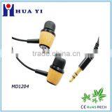 Classical Wood Earbud Earphone for Music Wooden Earphone thumbnail-1