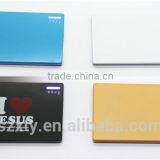 Logo Customized 1800mah Ultra Slim Llithium Polymer Battery Power Bank Slim Credit Card Power Bank