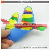 Promotion Toy Plastic Mini Eject Flying Plane Rubber Band Toy for Kids thumbnail-3