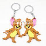 Promotional Gift Cartoon Cute Customized Shaped Keychain 3d PVC Key Ring thumbnail-4