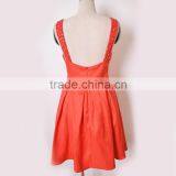 Exquisite Red Beaded Big Size Womens Dresses Wholesale Clothing Evening Party Dress Best Lady Wedding Gown thumbnail-3