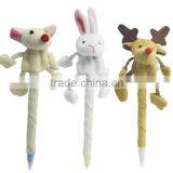 Cute Colorful Animal Pen/dog Pen/animal Design Plush Ball Pen