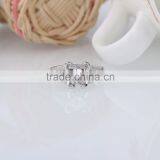 Pure Silver 12 Horoscope Taurus Ring With 4 Fingers Prong Setting thumbnail-4