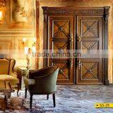 2016 New Design MDF Wooden Doors Main Double Door Wooden