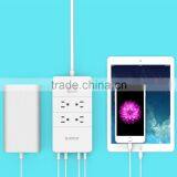 ORICO HPC-4A5U 4 Outlet 5 Port USB Power Strip us Plug ETL CETL Certictication Socket Smart Extension Cord for Phone Pad PC thumbnail-1