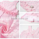 Baby Girl Wedding Dress Wholesale Pink Lace Design Perfect Present for Littile Princess thumbnail-2