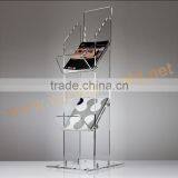 Many Pockets Acrylic Brochure Holder/acrylic Flyer Rack thumbnail-2