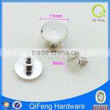 Brass Material Handbag Accessories Flat Rivets With Screws for Wooden Box thumbnail-4