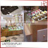 Glass cake display cabinet showcases for cake shop