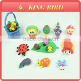 3D colorful different clay industrial plasticine