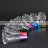 12ml Empty Bowling Shaped Stainless Steel Roller Clear Glass Roll on Deodorant Bottle for Perfume Packaging thumbnail-6
