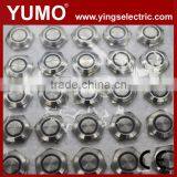 LA16JSF-11E 16mm Momentary/alternate Stanless Steel Blue 3A/250VAC 5 Pin Metal Button Push Button Switch thumbnail-3